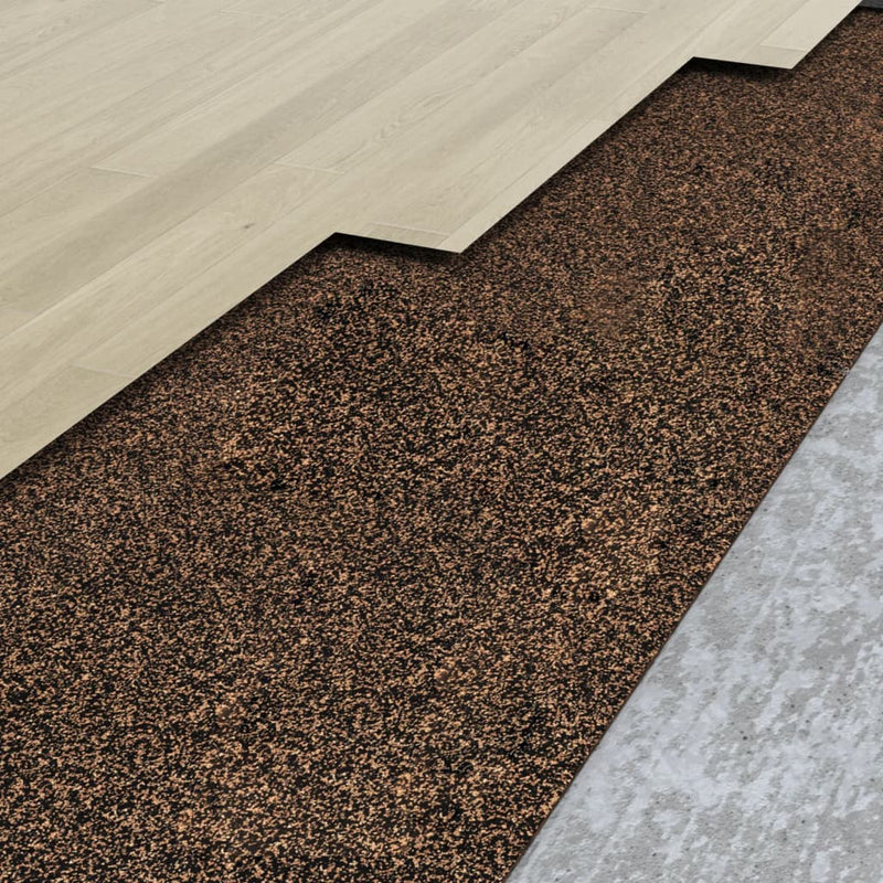 Vidaxl liège sur rouleau 100x200 cm 2 mm de caoutchouc