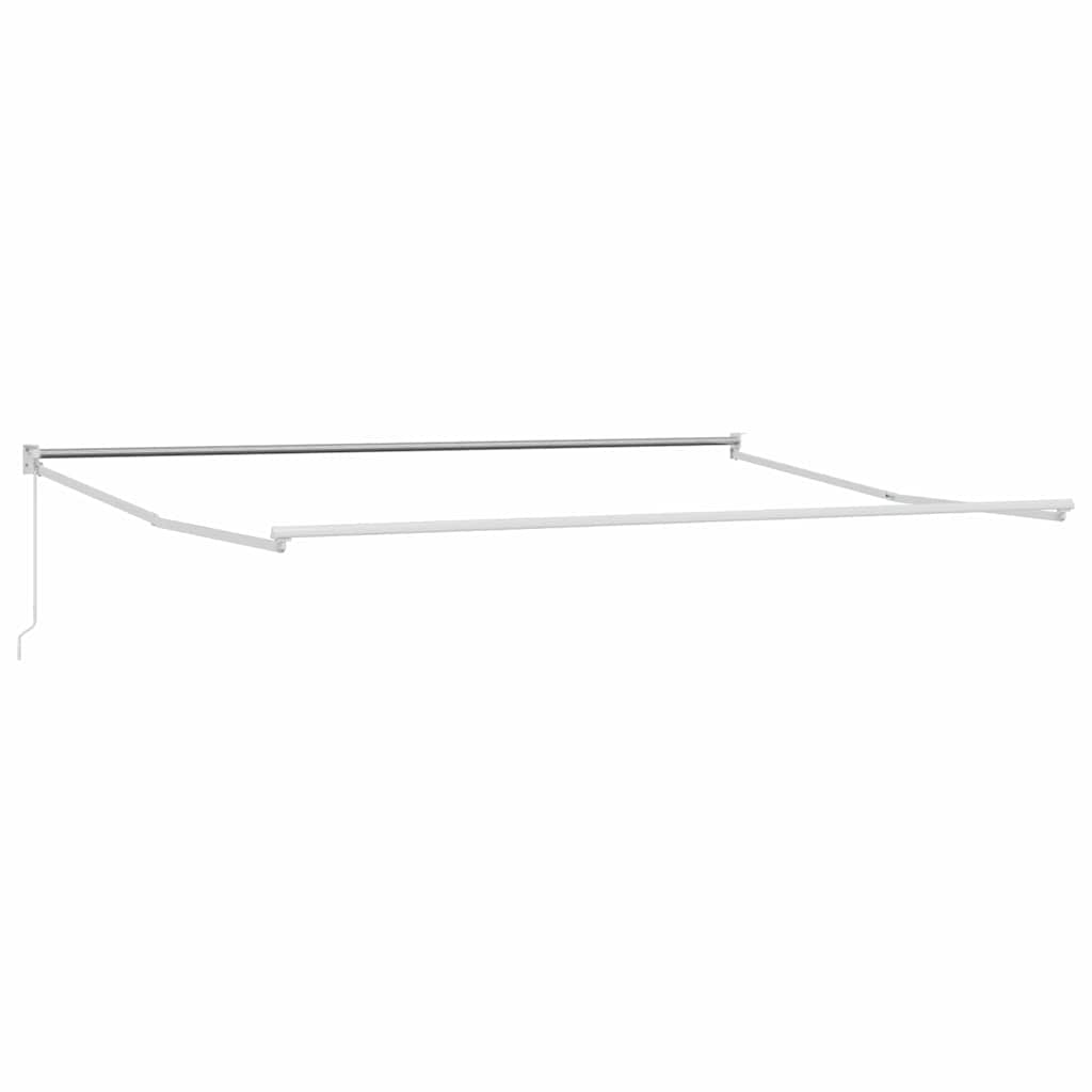 Vidaxx parasol pliant blanc 500 × 300 cm aluminium