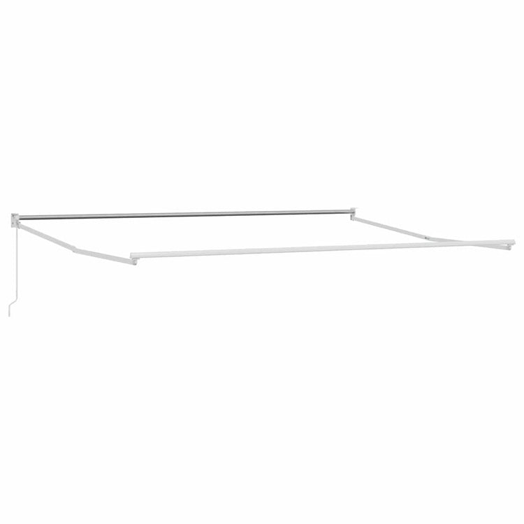 Vidaxx parasol pliant blanc 500 × 300 cm aluminium