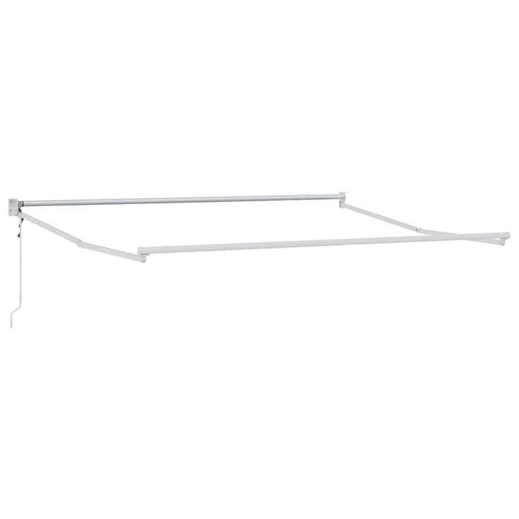 Vidaxx parasol pliant blanc 350 x 250 cm aluminium
