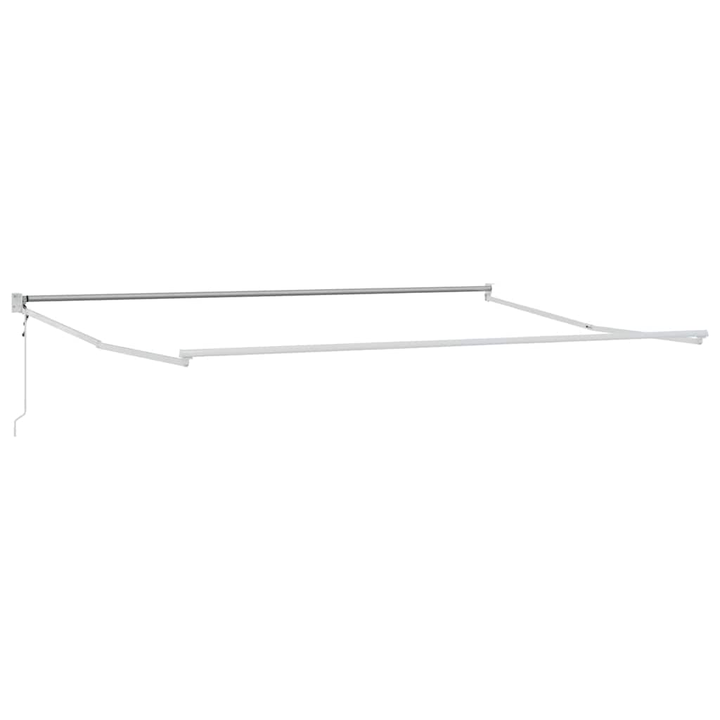 Vidaxx parasol pliant blanc 500 × 300 cm aluminium