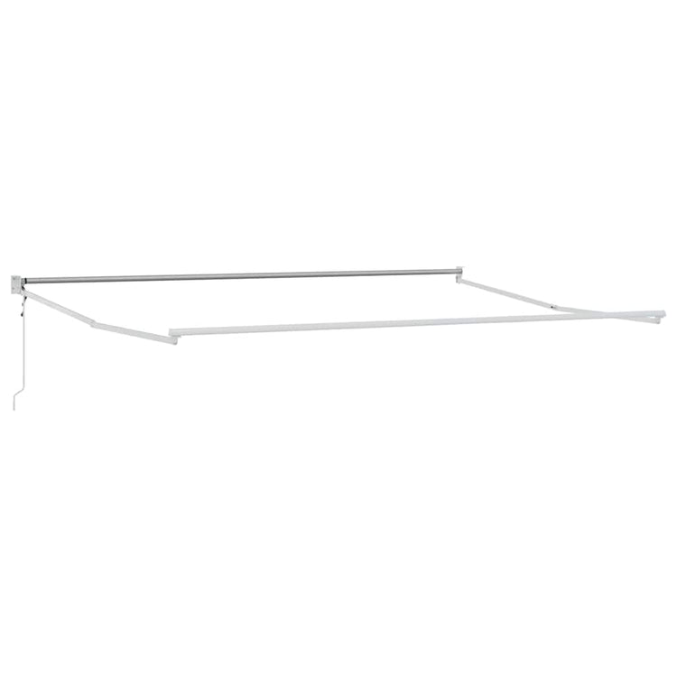 Vidaxx parasol pliant blanc 500 × 300 cm aluminium