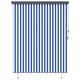Vidaxxl store enrouleur bleu et blanc 200 x 250 cm tissu et aluminium