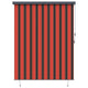 Vidaxxl store enrouleur orange et marron 200 x 250 cm tissu et aluminium