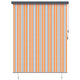 Vidaxxl store enrouleur jaune et bleu 200 x 250 cm tissu et aluminium
