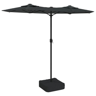 Vidaxl parasol double toit 316x240 cm anthracite -colored