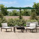 Vidaxl parasol double avec LEDS 316x240 cm vert