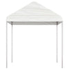 Arbor vidaxl avec toit 4.46x2.28x2.69 m Blanc en polyéthylène
