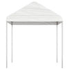 Arbor vidaxl avec toit 8.92x2.28x2.69 m Blanc en polyéthylène