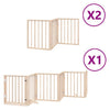 Vidaxx barrière pour chien pliable avec porte 12 panneaux 600 cm bois de peuplier