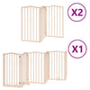 Vidaxx barrière pour chien pliable avec porte 12 panneaux 600 cm bois de peuplier