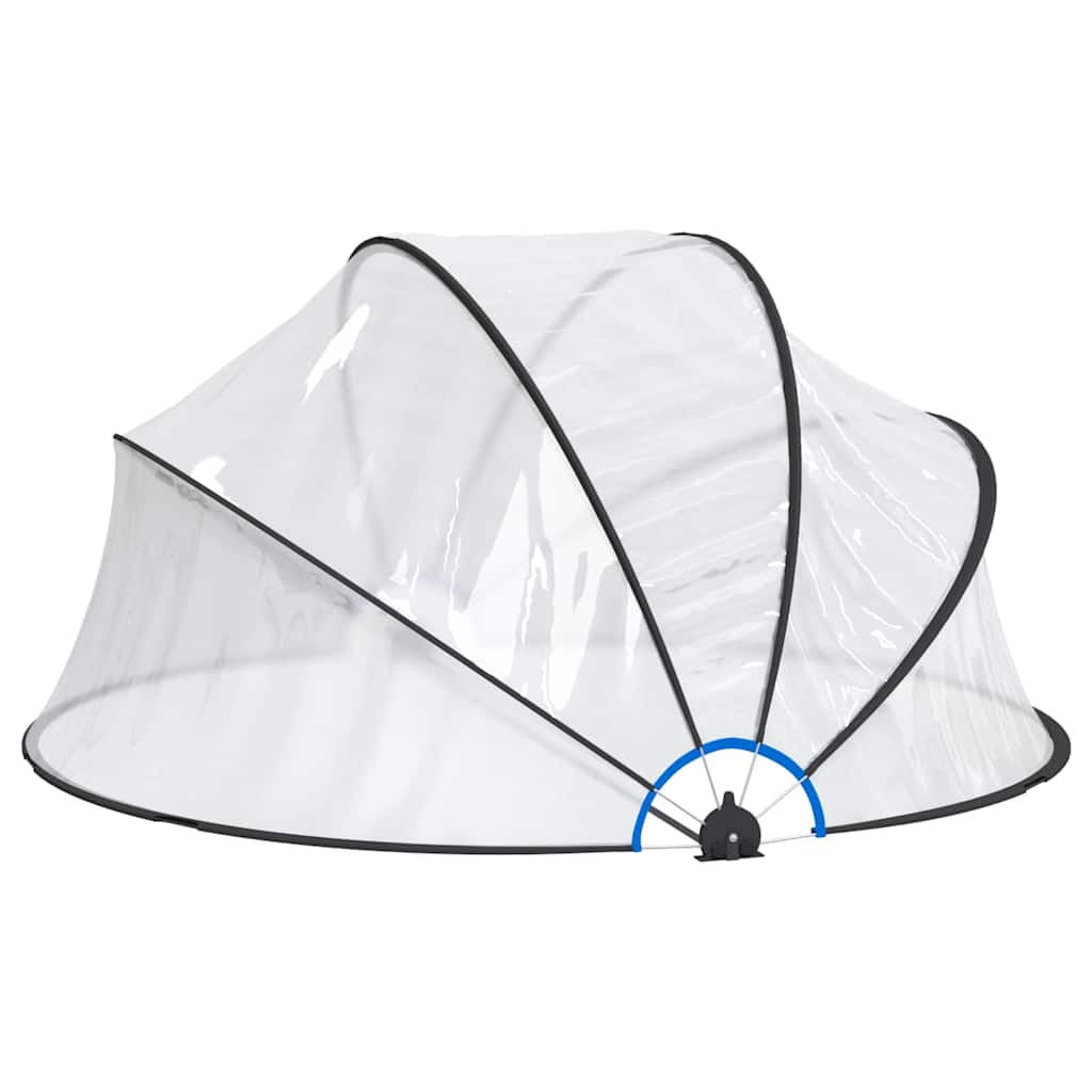 Toit de piscine Vidaxl autour de 315x158 cm PVC