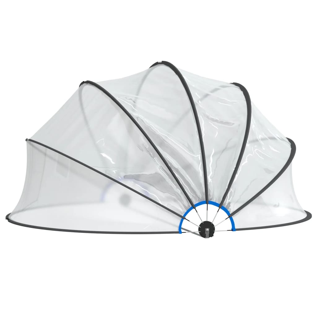 Toit de piscine Vidaxl autour de 376x188 cm PVC