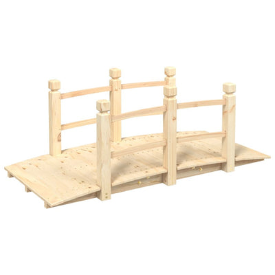 Vidaxl Garden Bridge avec main courante 150x67x56 cm