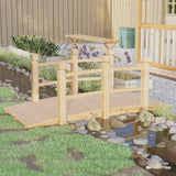 Vidaxl Garden Bridge avec main courante 150x67x56 cm - afbeelding 1