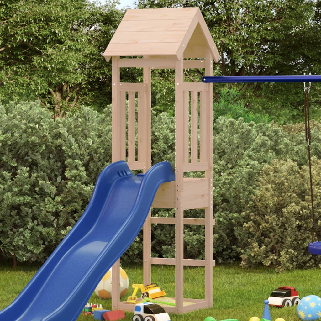 Vidaxl Play Tower 52.5x46.5x206.5 cm Pine solide