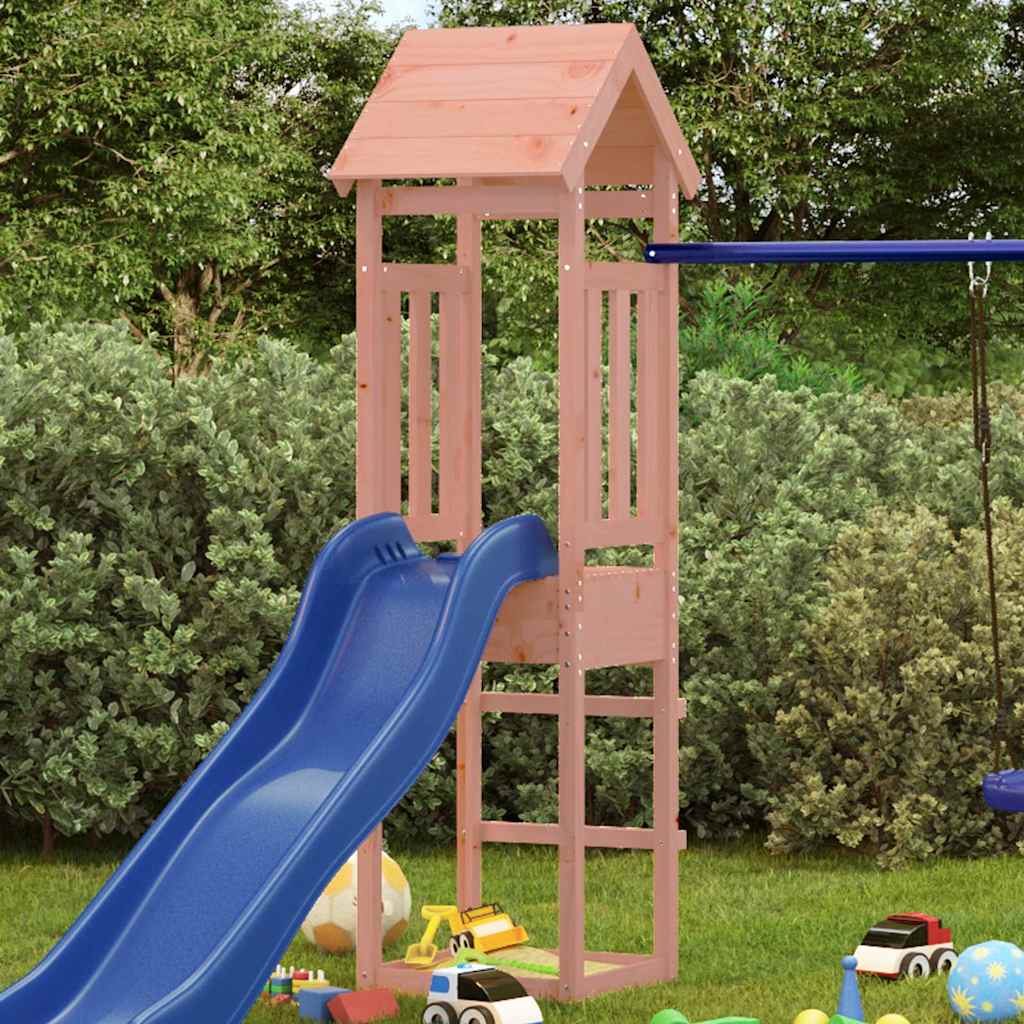 Vidaxl Play Tower 52.5x46.5x206.5 cm Douglashout solide