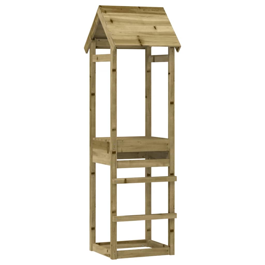 Vidaxl Play Tower 53x46.5x194 cm Pine imprégnée