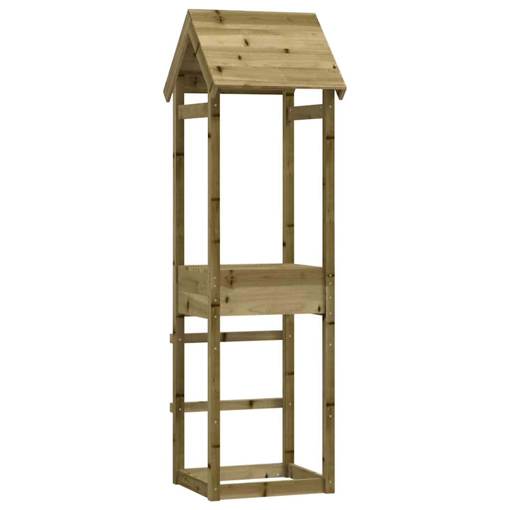 Vidaxl Play Tower 53x46.5x194 cm Pine imprégnée