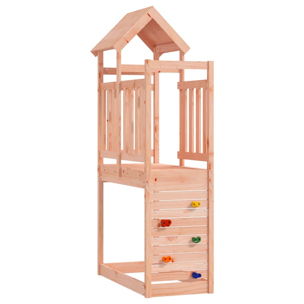 Vidaxl Play Tower avec paroi rocheuse 53x110.5x214 cm Douglashout solide