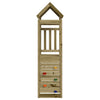 Vidaxl Play Tower avec mur d'escalade 53x110x214 cm en bois de pin imprégné