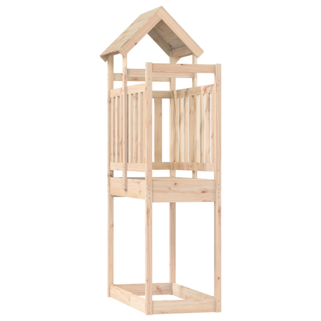 Vidaxl Play Tower 52.5x110.5x214 cm Pine solide