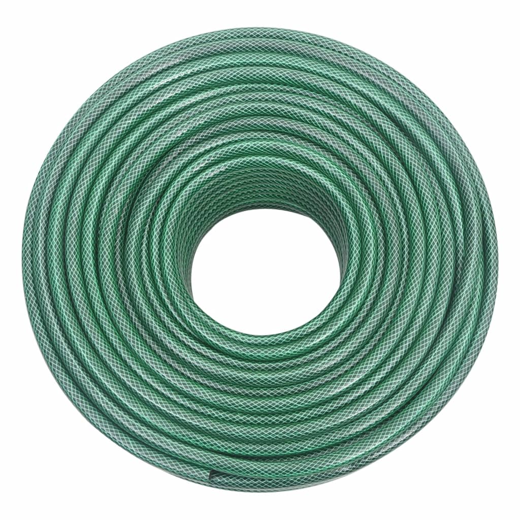 Vidaxl tuyau d'arrosage avec kit de raccord 0,5'' 100 m PVC vert