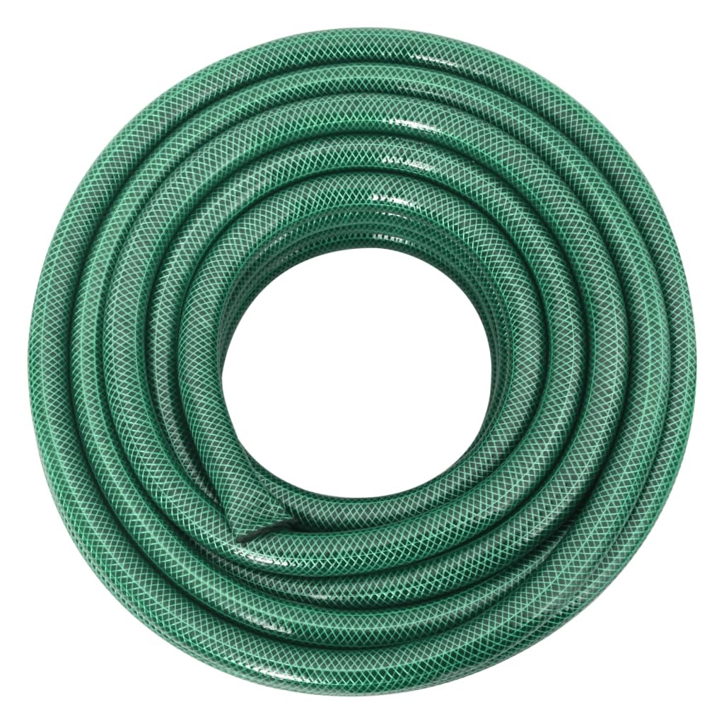 Vidaxl Garden tuyau avec embrayage 0,75 '' 10 m en PVC vert