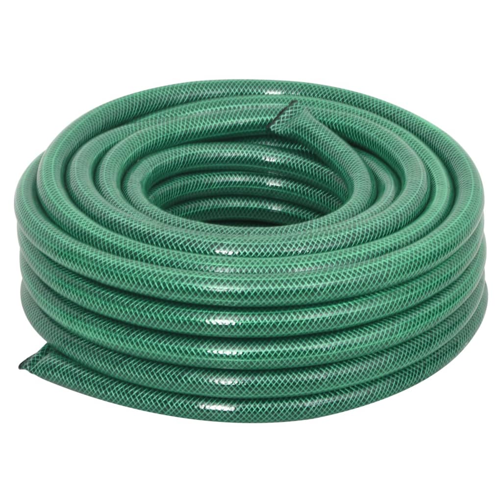 Vidaxl Garden tuyau avec embrayage 0,9 '' 20 m en PVC vert