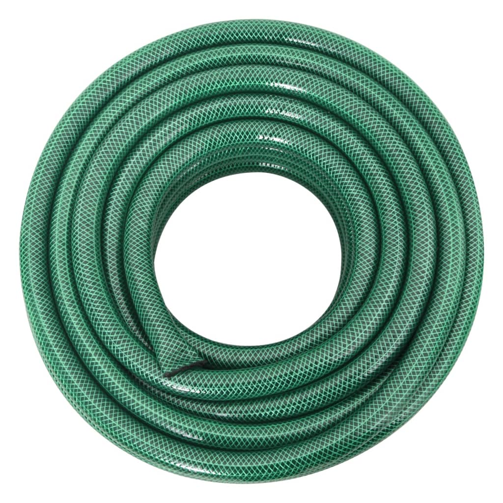 Vidaxl Garden tuyau avec embrayage 0,9 '' 20 m en PVC vert