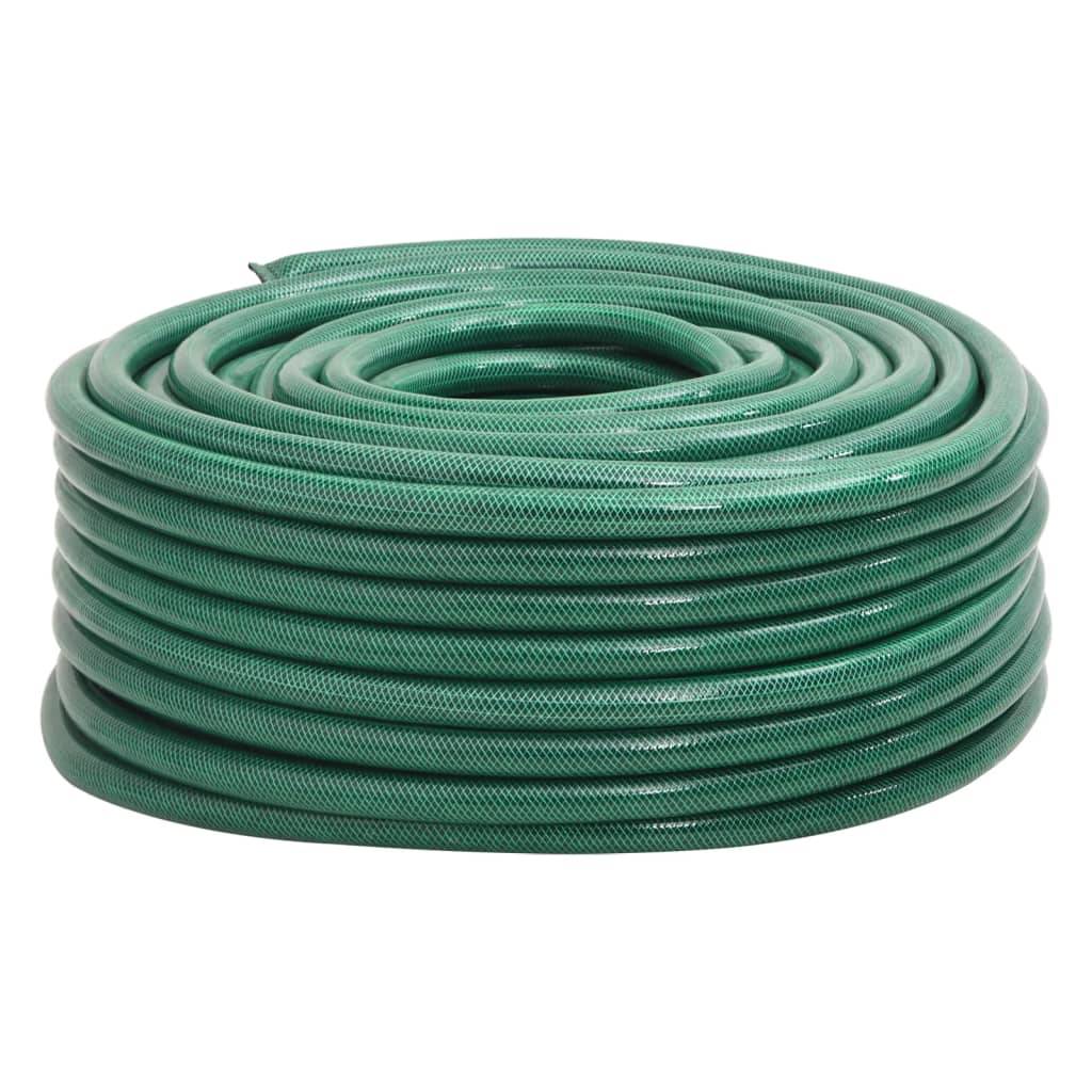 Vidaxl Garden tuyau 1,3 '' 10 m PVC vert