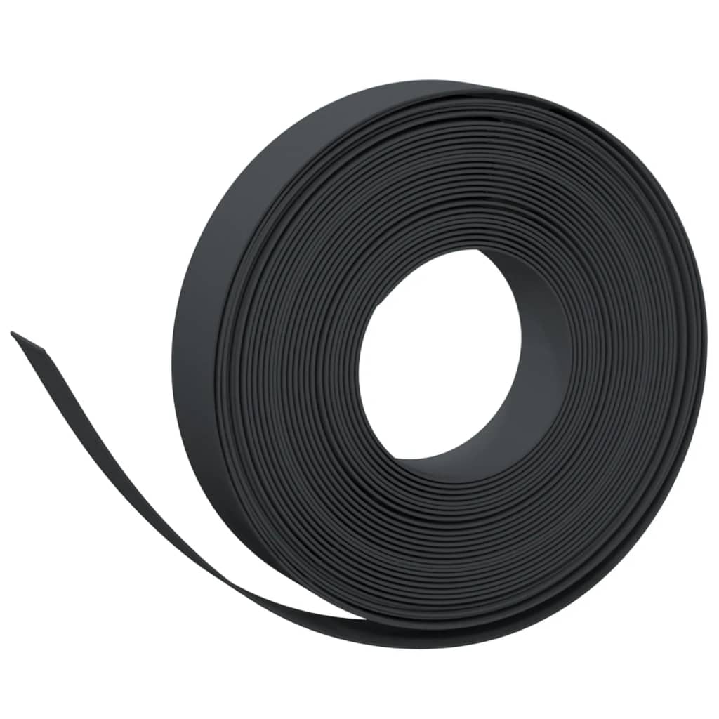 Vidaxl Garden Arêtes 3 ST 10 M 10 cm en polyéthylène noir