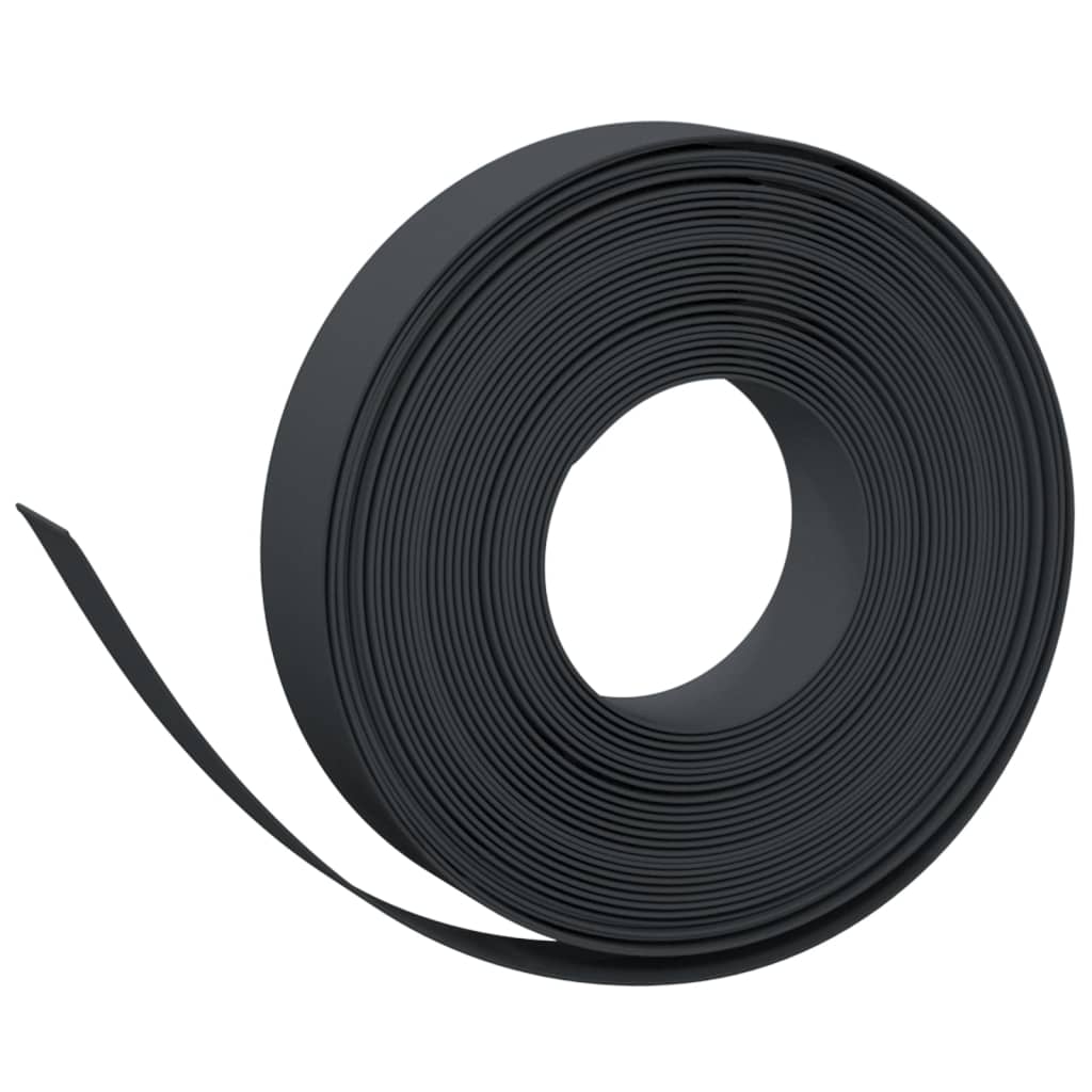 Vidaxl Garden Arêtes 4 pcs 10 m 10 cm en polyéthylène noir