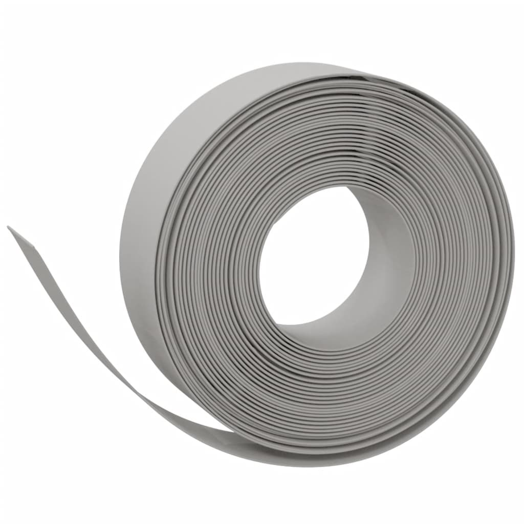 Vidaxl Garden Arêtes 2 PCS 10 m 15 cm Gray en polyéthylène