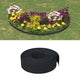 Vidaxl Garden Arêtes 2 PCS 10 m 15 cm en polyéthylène noir