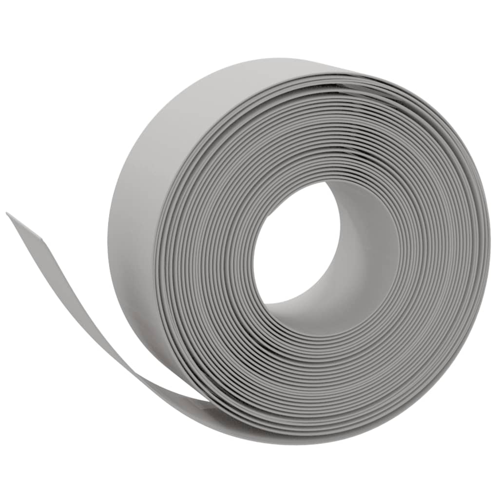 Vidaxl Garden Arêtes 3 ST 10 m 20 cm Gray en polyéthylène