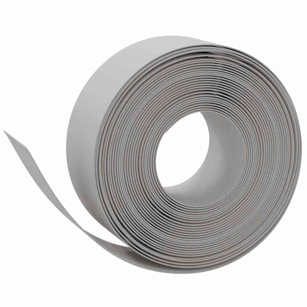 Vidaxl Garden Arêtes 4 PCS 10 m 20 cm Gray en polyéthylène