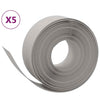 Vidaxl Garden Assemblées 5 ST 10 m 20 cm Gray en polyéthylène