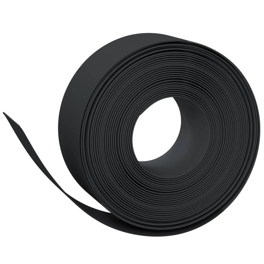 Vidaxl Garden Assemblées 3 st 10 m 20 cm en polyéthylène noir