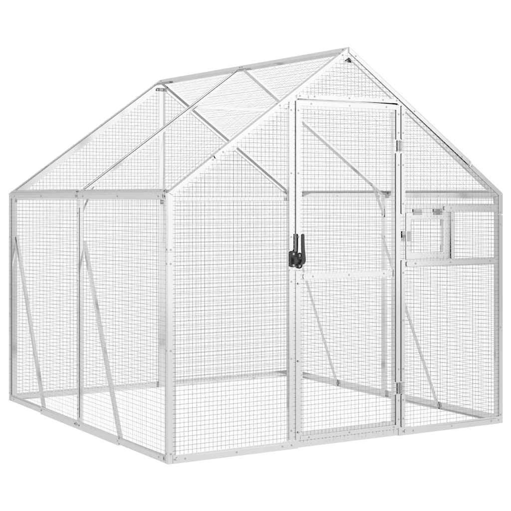 Volière Vidaxx 1,79x2x1,85 m aluminium argent