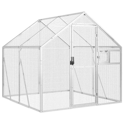Volière Vidaxx 1,79x2x1,85 m aluminium argent