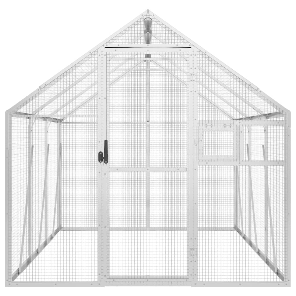 Volière Vidaxx 1,79x3x1,85 m aluminium argent
