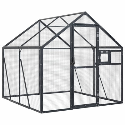Volière Vidaxx 1,79x2x1,85 m aluminium anthracite