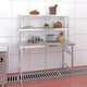 Table de travail de cuisine Vidaxl avec top 120x60x145 cm en acier inoxydable