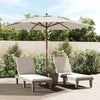 Vidaxl parasol avec poteau en bois 299x240 cm -colored