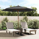 Parasol vidaxl avec poteau en bois 299x240 cm noir