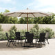 Parasol Vidaxx avec mât en bois 400x273 cm couleur sable