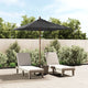 Vidaxl parasol avec poteau en bois 198x198x231 cm anthracite -colored