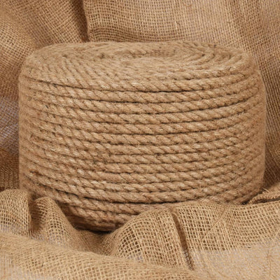 Corde Vidaxl 25 m de long du jute de 14 mm d'épaisseur