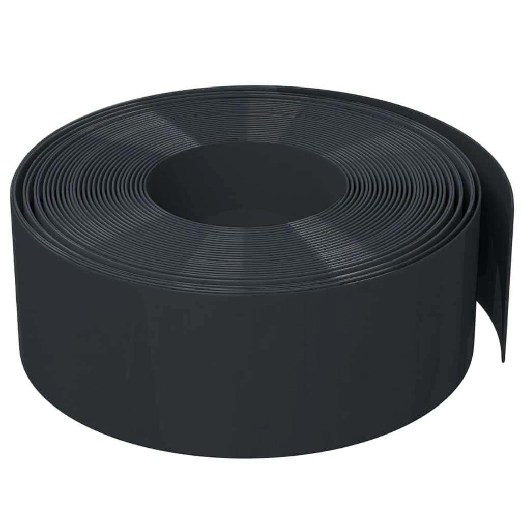 Vidaxl Garden Band 10 m 20 cm en polyéthylène noir